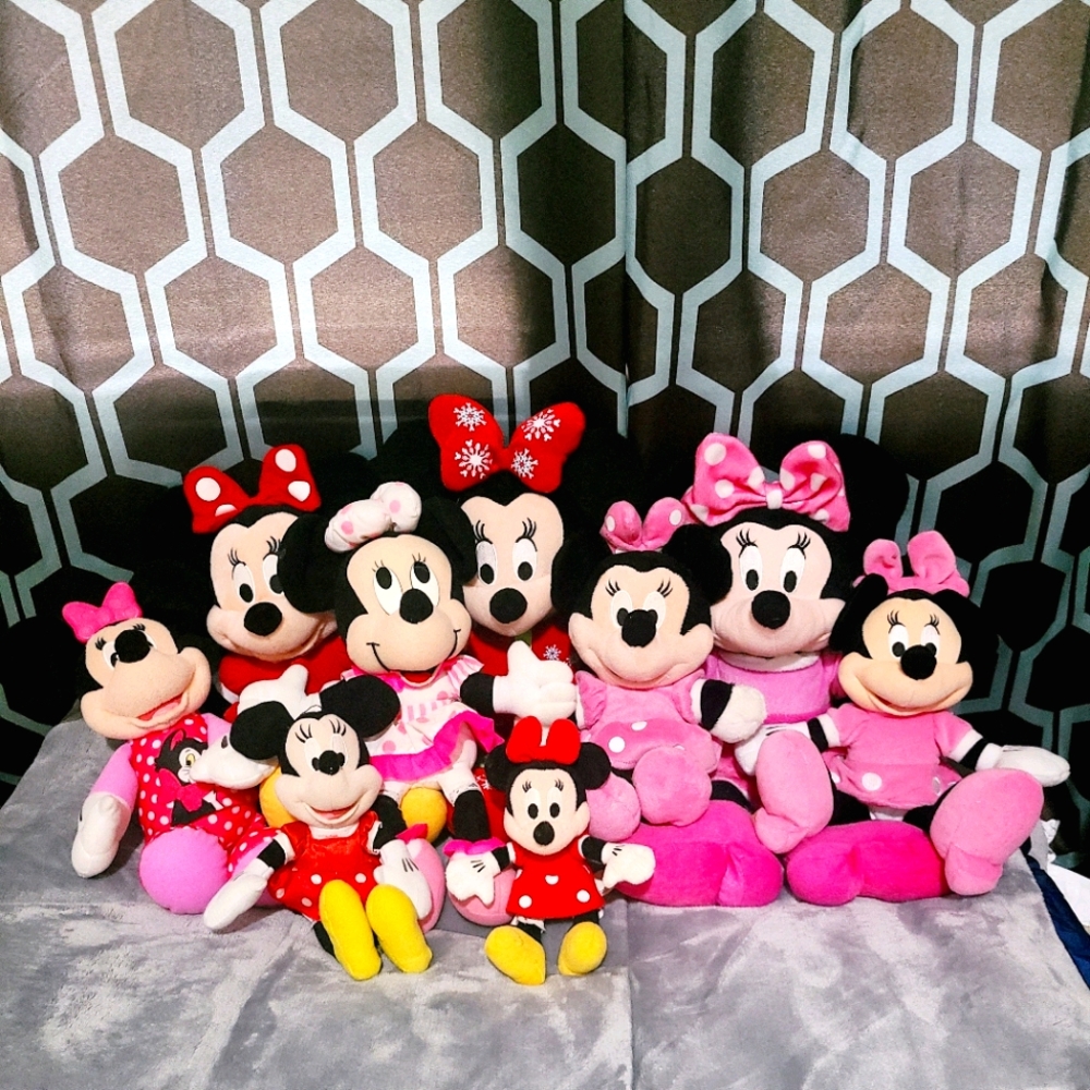 Disney Minnie Mouse Plush Lot